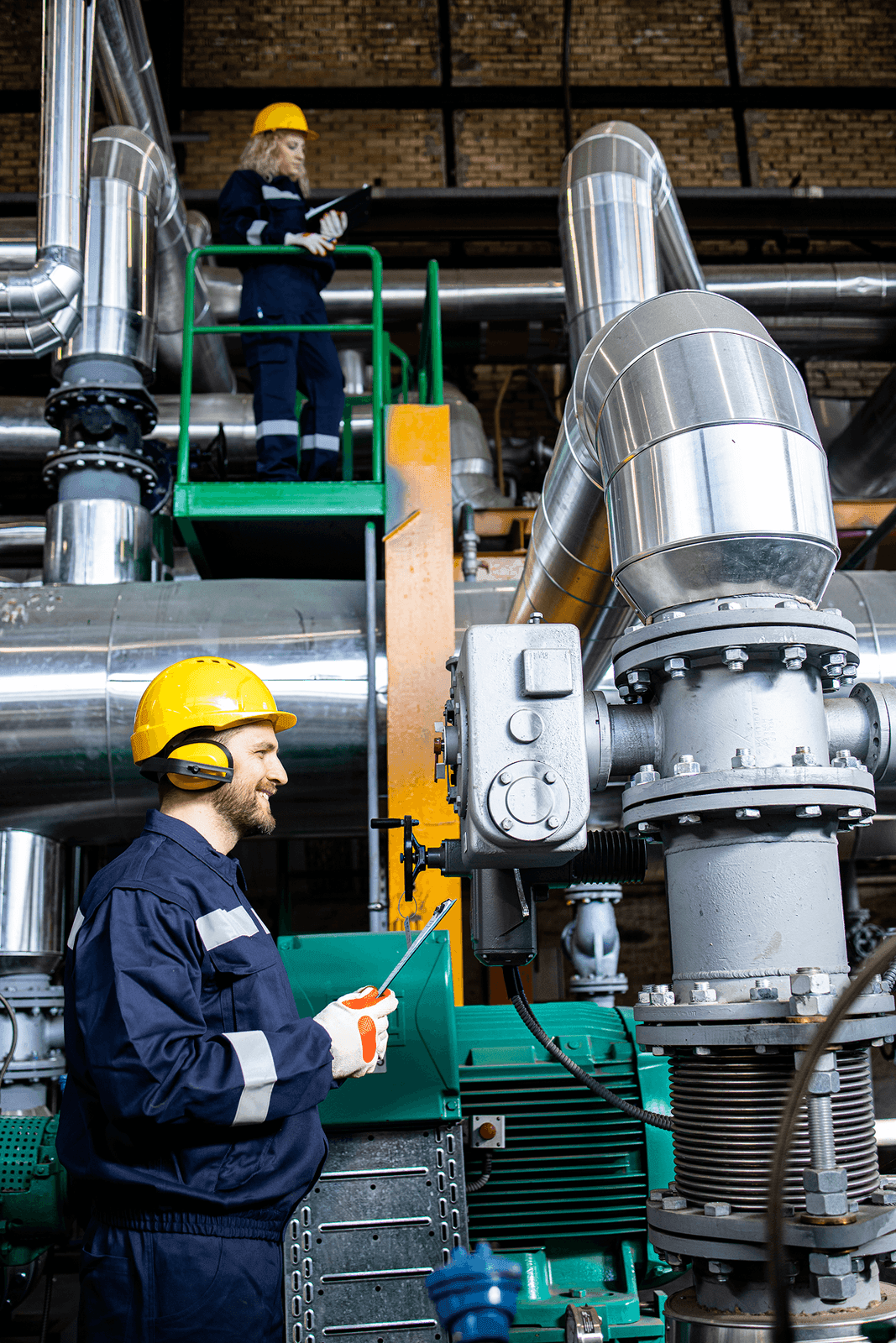 Industrial pump installation project