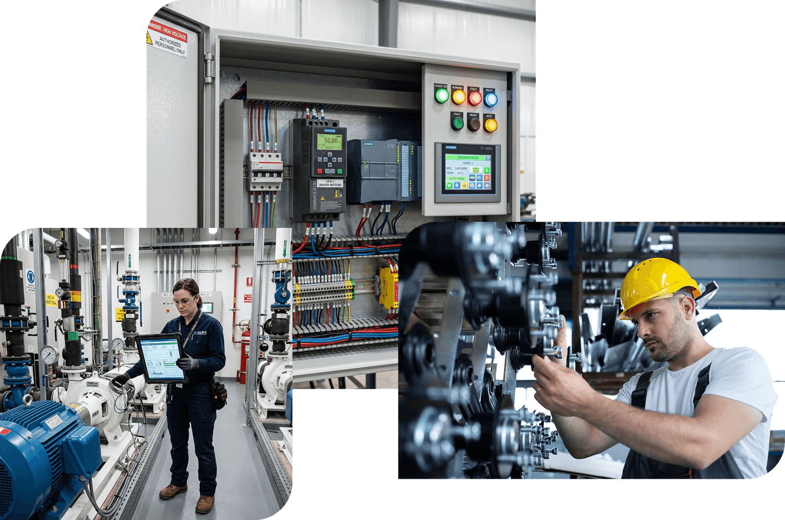 Smart Industrial Automation Control Panel